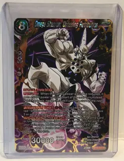 Omega Shenron Unfeeling Retribution SR Dragon Ball Super BT18 Card - Image 1