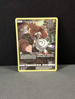Pokemon TCG Magnemite Holo Secret Rare Card Cosmic Eclipse 242/236 - Image 1