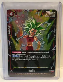 Kefla Fb02-013 SR Dragonball Super TCG Blazing Aura Card - Image 1