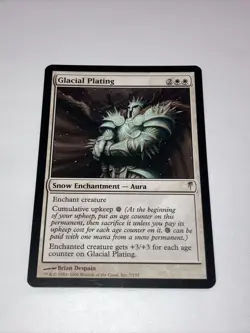 Magic the Gathering Glacial Plating Card - Image 2