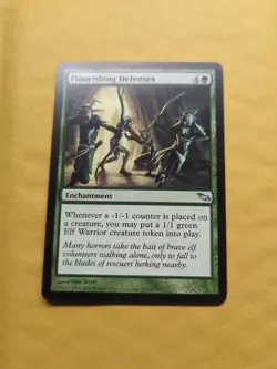 FLOURISHING DEFENSES Shadowmoor MTG Magic the Gathering Card - Image 1