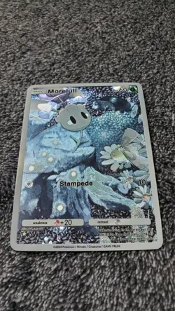 NEW ~ ART CARD ~ Pokemon Pocket TCG Morelull Illustration Immersive TEXTURED - Image 4