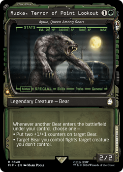 Ruzka, Terror of Point Lookout - Ayula, Queen Among Bears (Showcase) [Fallout] - Image 1