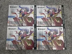 4x MTG Magic The Gathering Final Fantasy Factory Sealed Collector Boosters NEW - Image 1