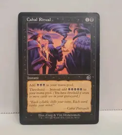 MTG Cabal Ritual Torment LP+ Regular Magic The Gathering - Image 1
