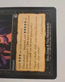 MTG Cabal Ritual Torment LP+ Regular Magic The Gathering - Image 4