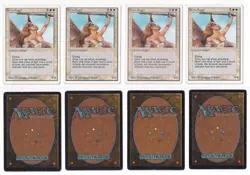 Serra Angel x4 -Unlimited Edition -MTG HP/MP -FREE SHIPPING! - Image 1