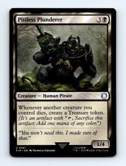 #187 2024 Fallout PIP / Pitiless Plunderer Commander UNCOMMON - Image 1
