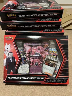 Pokemon TCG Team Rocket’s Mewtwo ex Box - Image 1