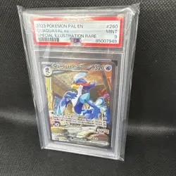 PSA 9 Quaquaval EX Special Illustration Rare Paldea Evolved Pokemon Card A - Image 2
