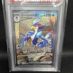 PSA 9 Quaquaval EX Special Illustration Rare Paldea Evolved Pokemon Card A - Image 3