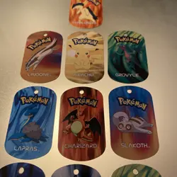 Pokemon METAL TAGS Job Lot Bundle 10 2006 - Image 3