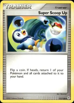 Super Scoop Up 115/130 Uncommon DP Diamond Pearl Base Pokemon - Image 1