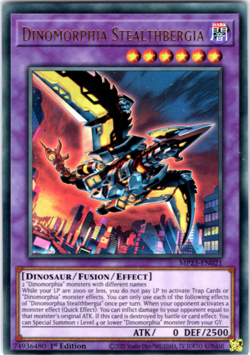 Dinomorphia Stealthbergia - MP23-EN021 - Ultra Rare - 1st Edition Yugioh - Image 1
