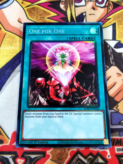 One for One ra03-en056 (NM+) Collectors Rare Yu-Gi-Oh! - Image 1