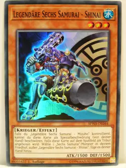 Yu-Gi-Oh - 1x #044 Legendare Sechs Samurai - Shinai - SPWA - Spirit Warriors - Image 1