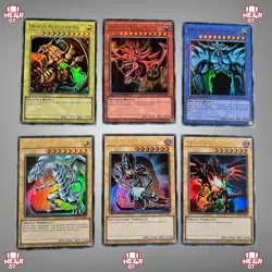 Yu-Gi-Oh Divinita Egizie Ra Obelisk Slifer drago bianco mago nero drago nero - Image 1