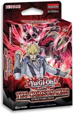 DECK ONLY YuGiOh! The Crimson King Structure Deck Brand New - Image 1