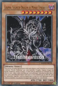 Yu-Gi-Oh! Grapha, Seigneur Dragon du Monde Tenebreux : R MAGO-FR118 - Image 1