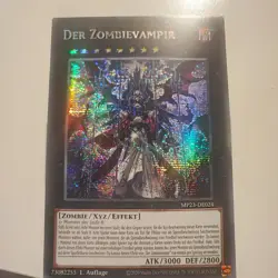 YUGIOH! Der Zombievampir MP23-DE024 Secret Rare NM 1.Auflage - Image 1