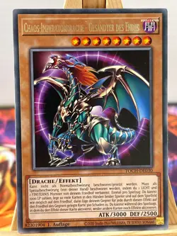 Chaos Imperatordrache Gesandter des Endes TOCH-DE030 Rare Deutsch NM YUGIOH - Image 1