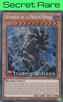 Yu-Gi-Oh! Seigneur de la Prison Divine : SE RA03-FR029 - Image 1