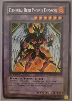 YuGiOh Elemental HERO Phoenix Enforcer Rare 1st Edition DP05-EN012 - Image 1