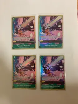 One Piece 4x PARADISE WATERFALL OP01-057 Premium Card BEST SELECTION Vol.1 - ENG - Image 1