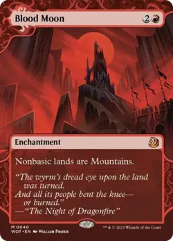 MTG English Blood Moon NM Foil Wilds of Eldraine: Enchanting Tales - Image 1