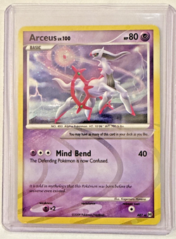 Pokemon TCG Arceus - AR7 - Platinum Arceus Holo Rare Card - NM - Image 3