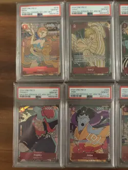 One Piece TCG 1st Anniversary Promo Card Set English PSA Sequential Set - Image 2