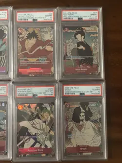 One Piece TCG 1st Anniversary Promo Card Set English PSA Sequential Set - Image 4