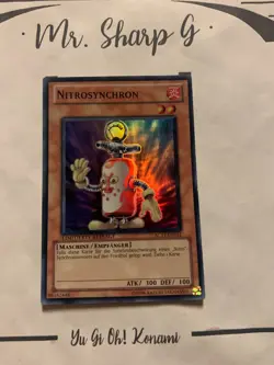 NITROSYNCHRON - LIMITIERTE AUFLAGE AC11-DE011 DE Yu Gi Oh! CARD SUPER RARE HOLO - Image 2