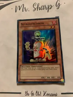 NITROSYNCHRON - LIMITIERTE AUFLAGE AC11-DE011 DE Yu Gi Oh! CARD SUPER RARE HOLO - Image 5