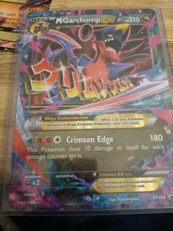 Pokemon M Garchomp EX Black Star Promos Holo Card XY168 NEAR MINT/LP - Image 1
