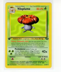 ~ITA~ ITALIAN Vileplume 31 1st Edition Jungle Pokemon Card (g4) - Image 1