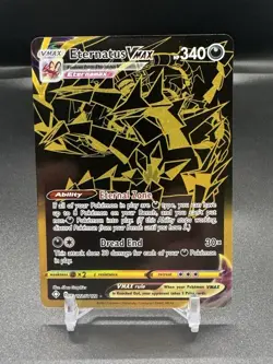 Pokemon Card Eternatus VMAX SV122/SV122 Shining Fates Gold Full Art NM - Image 1