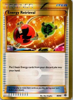Energy Retrieval - 99/98 - Pokemon Ancient Origins XY Secret Rare Card NM - Image 1