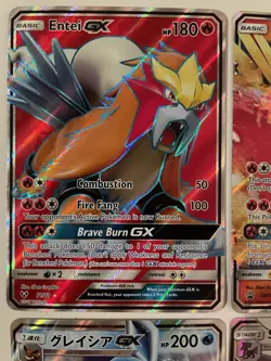 Pokemon GX Card Lot Of 4 English Modern Holo Rares Promo TCG Various Sets - Image 3