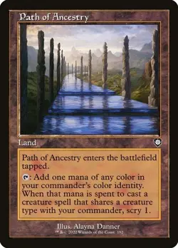 NM Retro Path of Ancestry, MTG, The Brothers' War, Magic the Gathering, 192 - Image 1