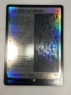 LTR War of the Last Alliance 0036 foil rare enchnt LP MTG Lord of the Rings LotR - Image 1