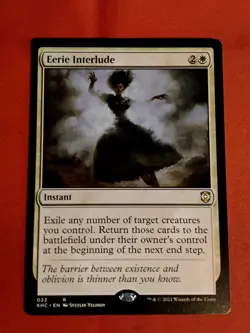 MTG - Eerie Interlude - Commander: Kaldheim #022 Regular Rare - Unplayed Mint+ - Image 1