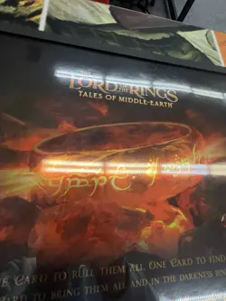 MTG One Ring LotR Tales of Middle Earth Foil promo poster 18x24 With Frame - Image 2