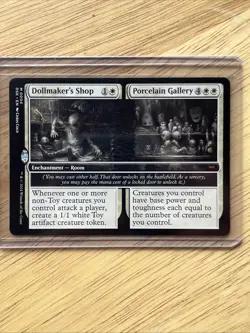 MTG Dollmaker's Shop // Porcelain Gallery Duskmourn M Enchantment Room NM - Image 3