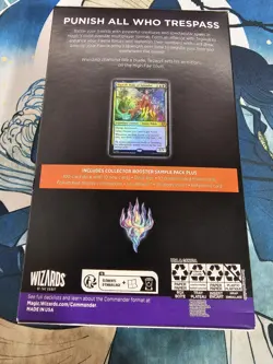 Mtg Wilds of Eldraine Commander Deck Fae Dominion New - Image 2