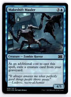 Makeshift Mauler 56 Foil Double Masters 2022 C MTG LP - Image 1