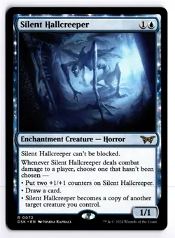 Silent Hallcreeper 72 Duskmourn: House of Horror R MTG LP - Image 1