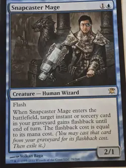 NM MTG Snapcaster Mage Innistrad Regular Magic The Gathering - Image 1