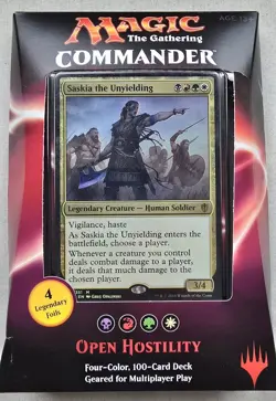 ENGLISH Open Hostility Commander 2016 Deck Factory Sealed - Image 1