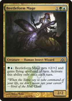 Beetleform Mage - 54/156 - Dragon's Maze - MTG - NM - Regular Common - Image 1